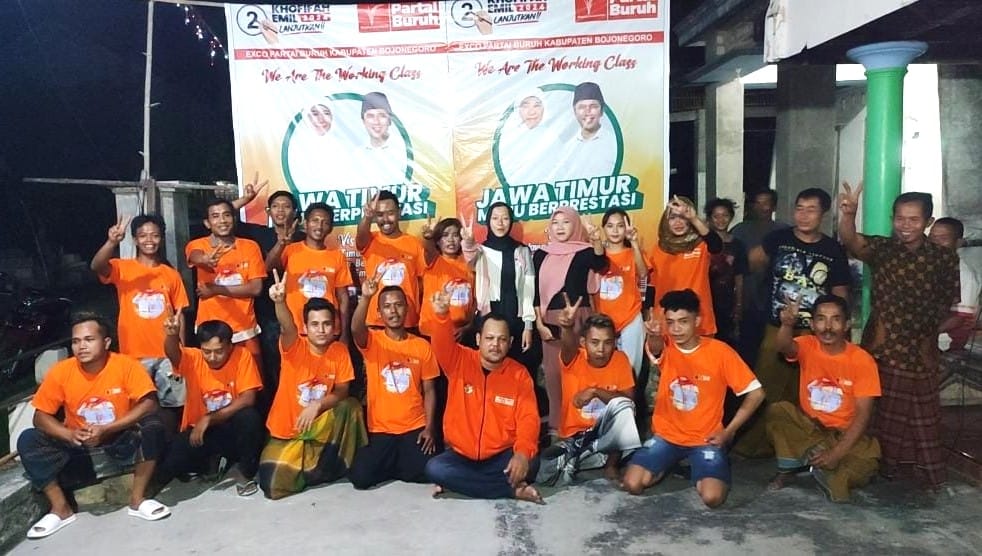 Exco Partai Buruh Bojonegoro Deklarasi Dukung Cagub – Cawagub Jatim Khofifah – Emil di Pilkada 2024