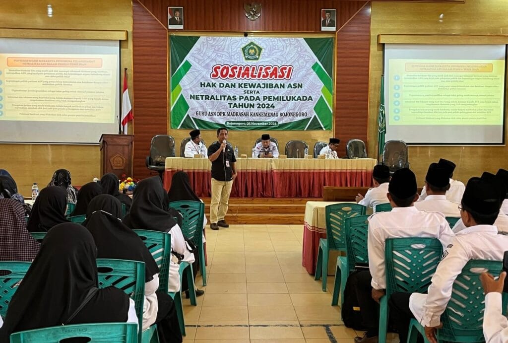 Kantor Kemenag Bojonegoro Gelar Sosialisasi Netralitas ASN di Pilkada 2024 Kantor Kemenag Bojonegoro Gelar Sosialisasi Netralitas ASN di Pilkada 2024