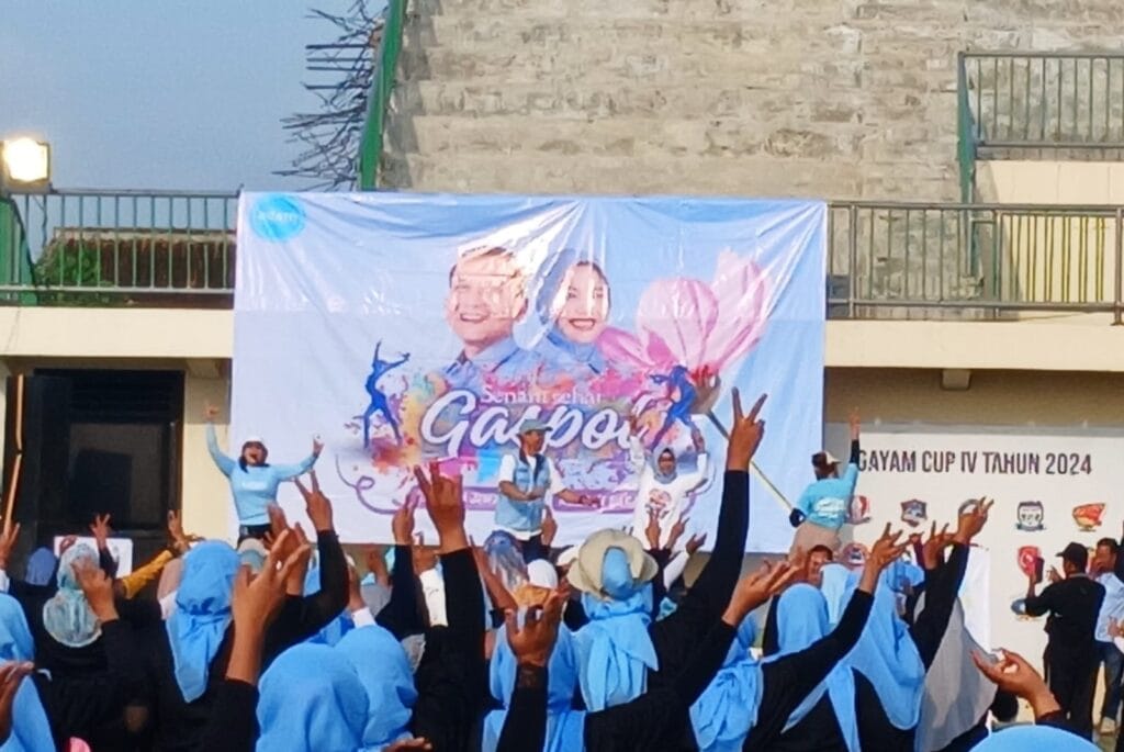 Ribuan Warga Di Wilayah Kecamatan Gayam, Senam Sehat Gaspoll Bareng Cabup 02 Setyo Wahono Ribuan Warga Di Wilayah Kecamatan Gayam, Senam Sehat Gaspoll Bareng Cabup 02 Setyo Wahono