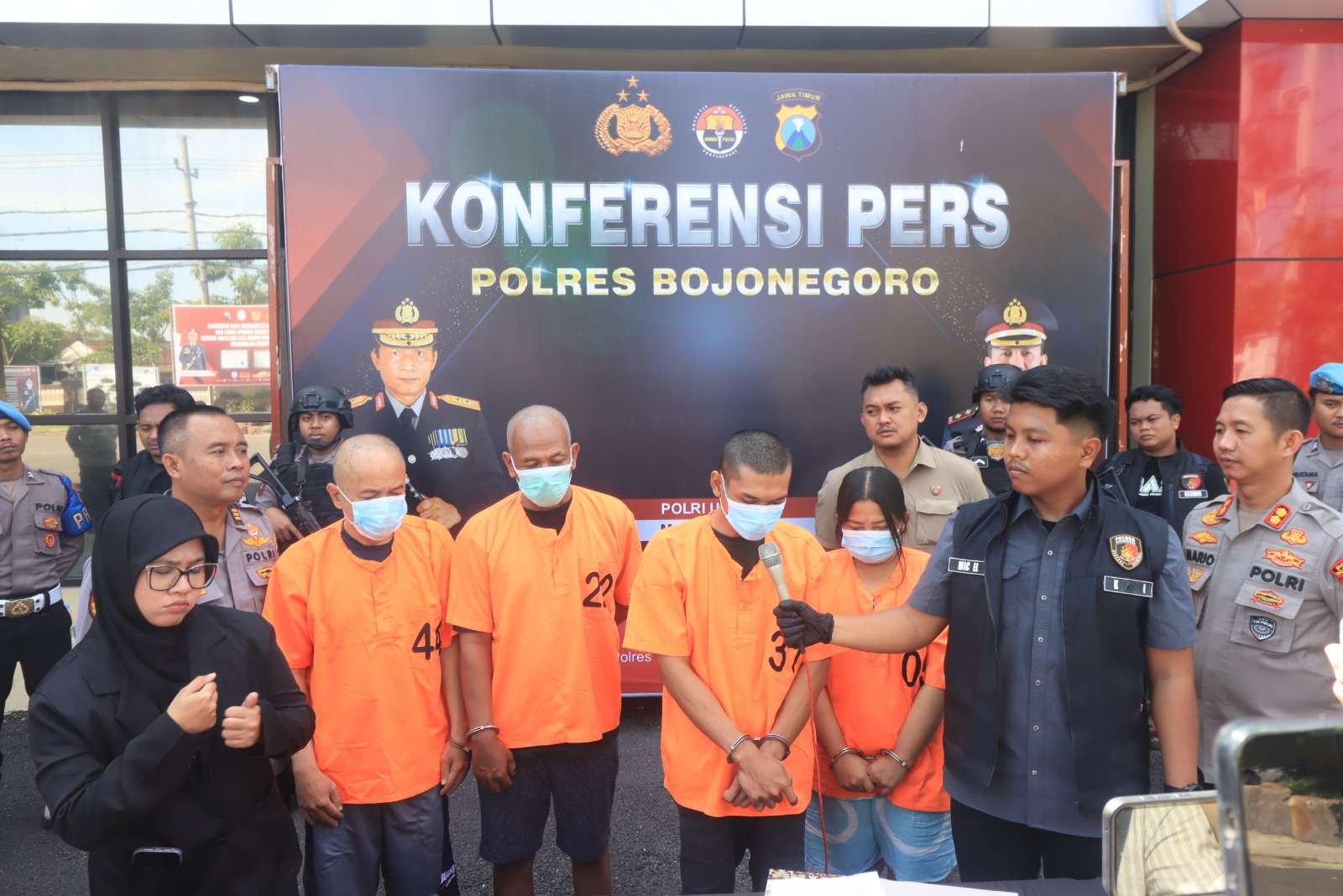 Polres Bojonegoro Ungkap Jaringan Peredaran Uang Palsu, Empat Tersangka Berhasil Diamankan
