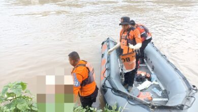 Jasad Wanita Tak Dikenali, Ditemukan Mengambang di Bengawan Solo, Desa Payaman, Ngraho