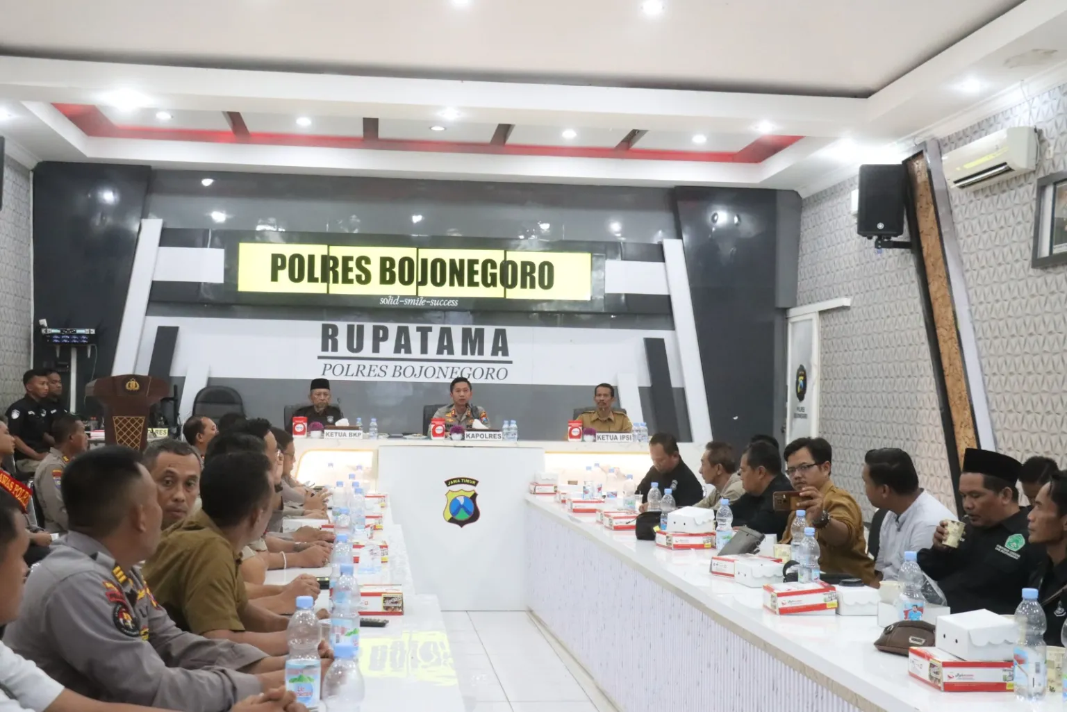 Komitmen Jaga Suro Aman, Pendekar di Bojonegoro Deklarasikan Lewat Zoom Meeting Bersama Kapolda Jatim