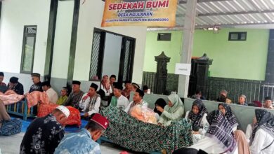 Sedekah Bumi Desa Ngulanan, Dander, Gelar Tasyakuran, Tahlil Kubro dan Do’a Bersama, Berlangsung Khidmat