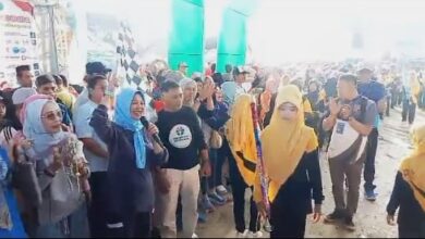 Wabup Bojonegoro Nurul Azizah Berangkatkan Jalan Sehat Yang Digelar LAN Bojonegoro, di Jono, Temayang