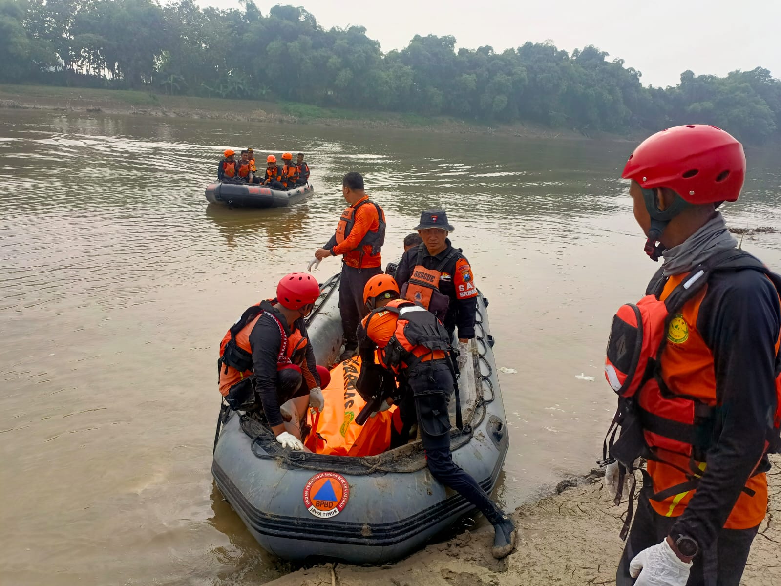 Akibat Mendulang Emas di Bengawan Solo, Seorang Warga Desa Kacangan, Malo, Tenggelam dan Ditemukan Meninggal