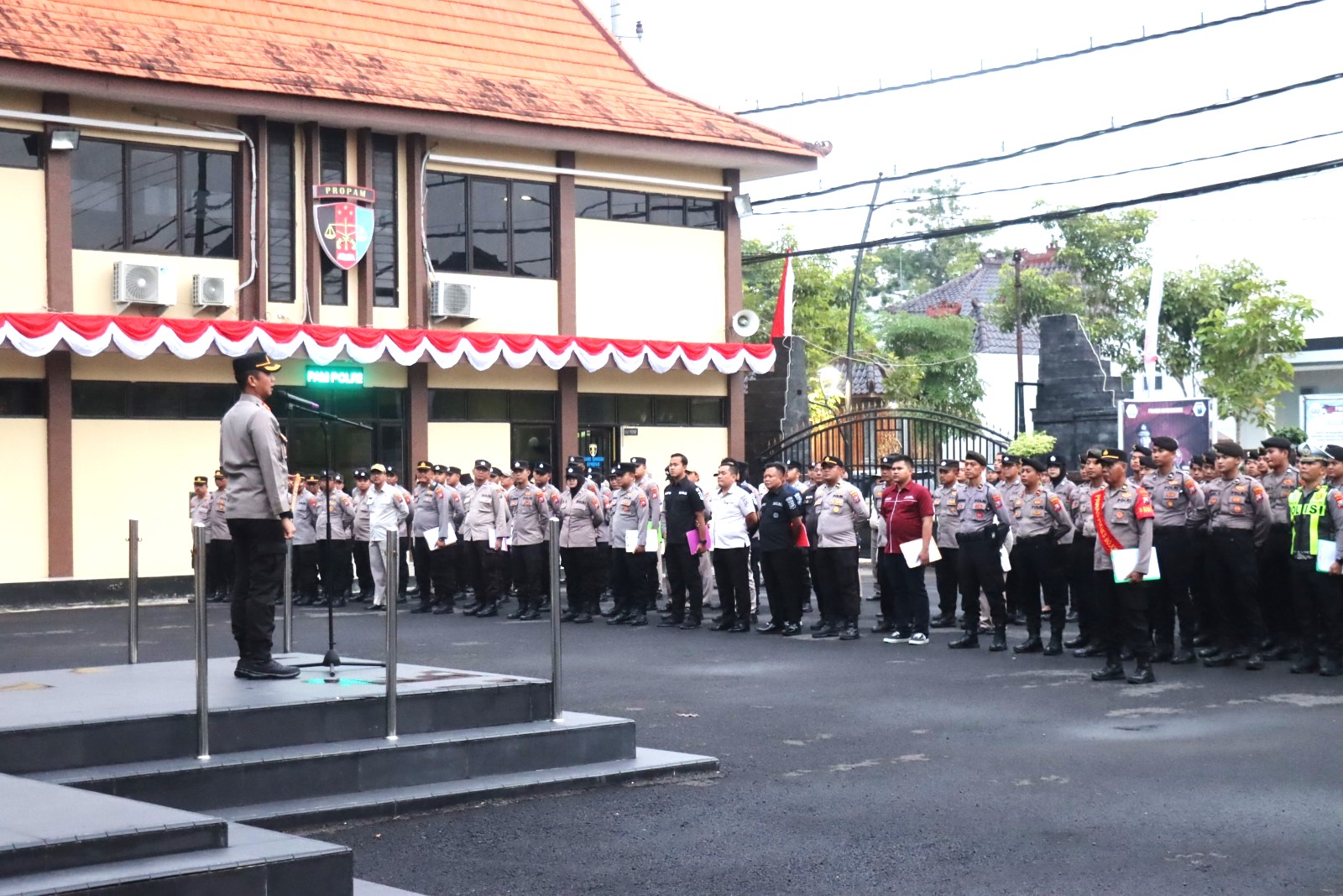 Jaga Kamtibmas di Malam 1 Suro, Polres Bojonegoro Kerahkan Kekuatan Penuh
