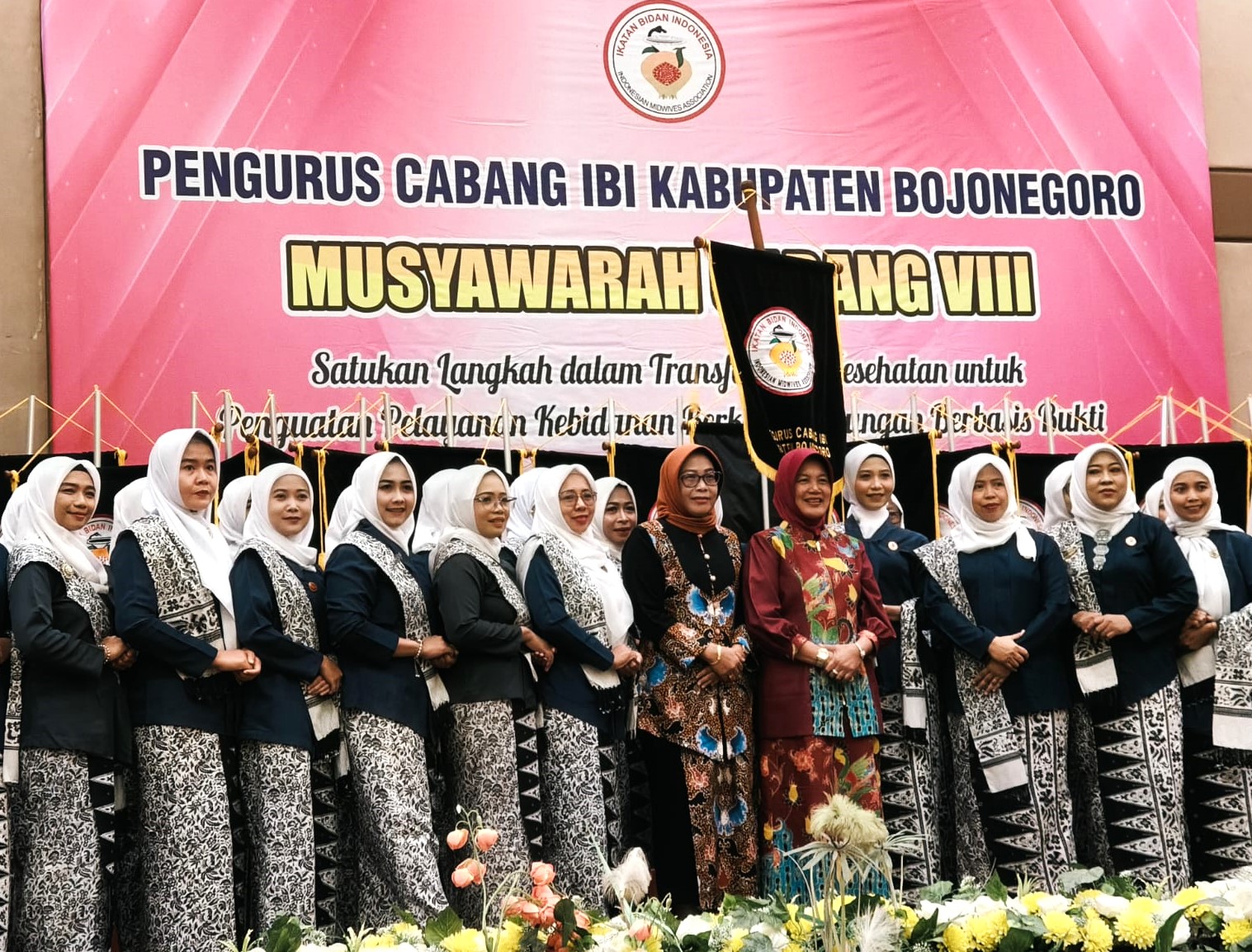 Resmi Dibuka Wabup Bojonegoro Nurul Azizah Muscab VIII IBI. Jamilatul Qomariyah Terpilih Jadi Ketua IBI Bojonegoro Periode 2025-2030