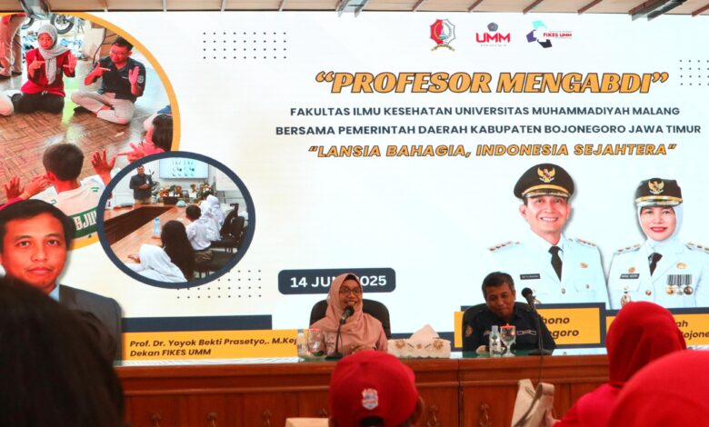 Pemkab Bojonegoro Gandeng UMM, Siapkan Program Bagi Lansia Agar Makin Sehat dan Bahagia Pemkab Bojonegoro Gandeng UMM, Siapkan Program Bagi Lansia Agar Makin Sehat dan Bahagia