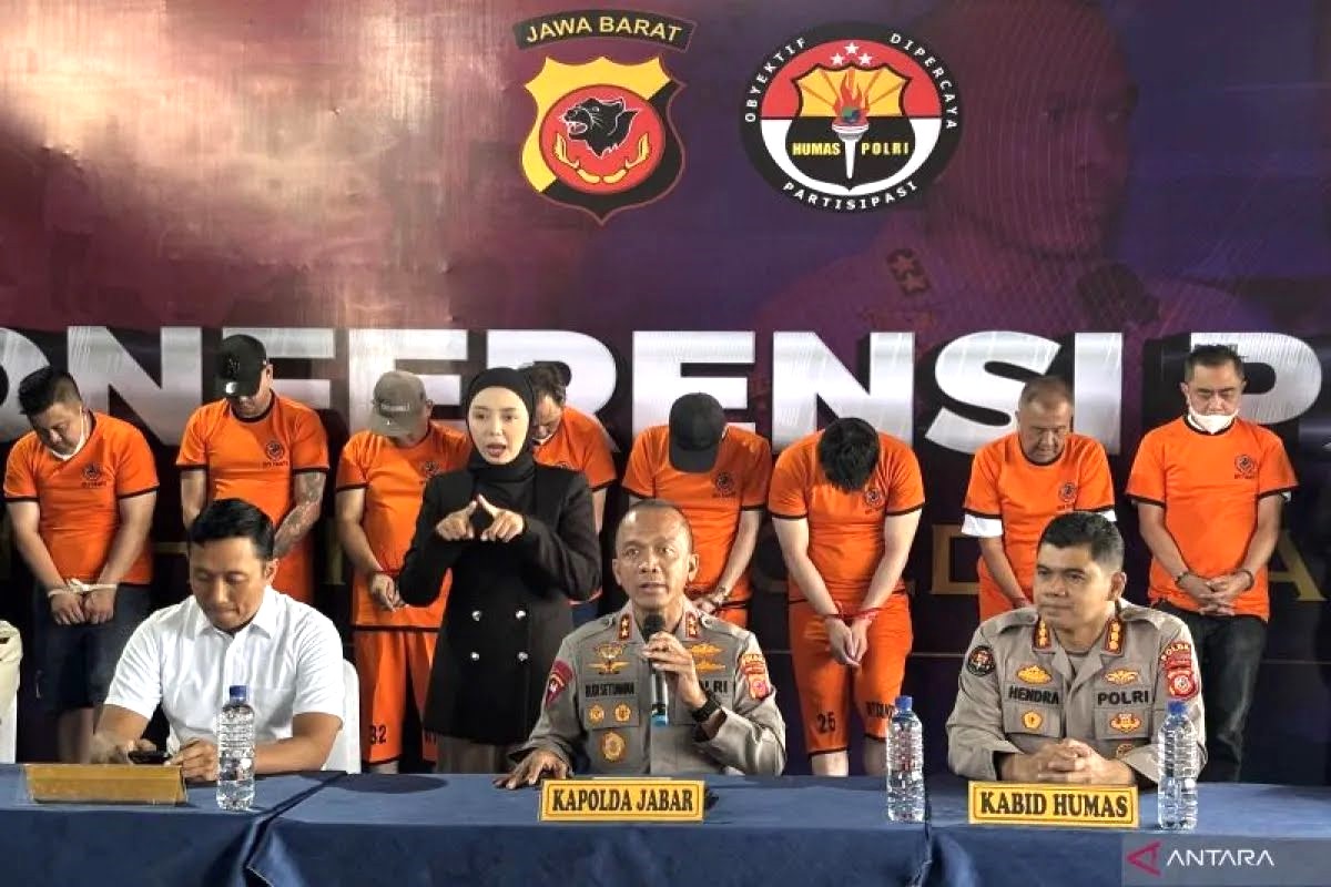 Polisi Tetapkan 44 Orang Sebagai Tersangka Kasus Judi Kasino, di Bandung