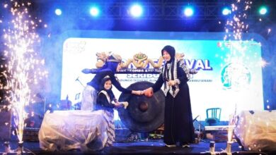 Wabup Bojonegoro Nurul Azizah Hadiri Festival Seribu Serabi, di Kelurahan Kepatihan, Bojonegoro Kota