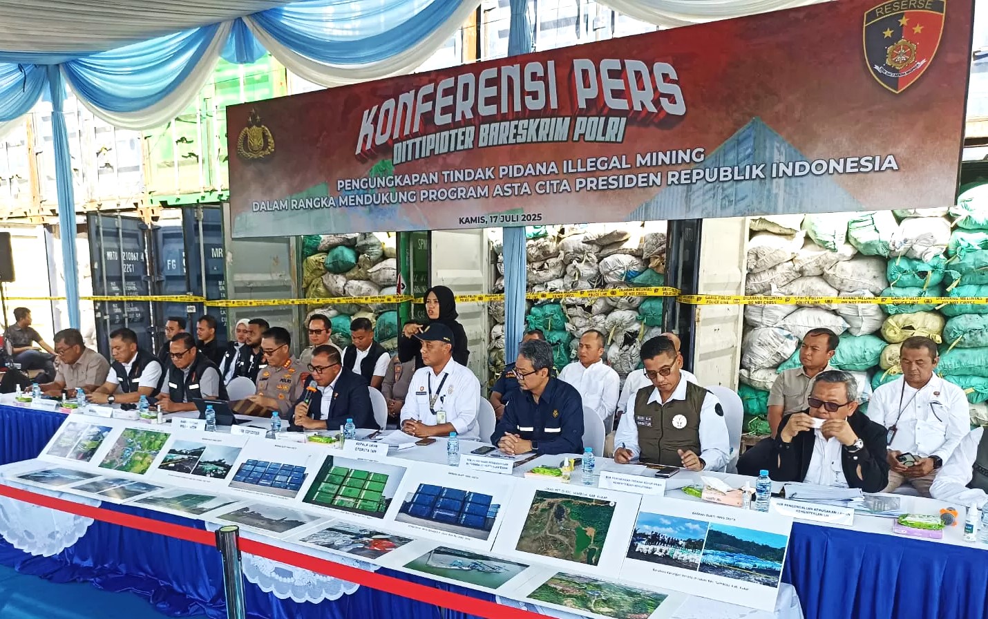 Bareskrim Polri Tangkap 351 Kontainer Batu bara Asal Tambang Ilegal di IKN