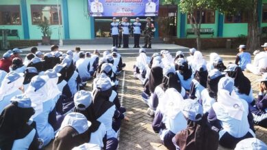 Giat MPLS, Babinsa Kodim Bojonegoro Berikan Pendidikan Karakter