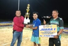 Grand Final Turnamen Bola Voli Spon Karang Taruna Cup-01, Desa Ngampel, Kapas, Dimenangkan Tim Poenix Grabagan
