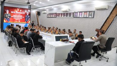 Jelang Pengesahan Warga Baru PSHT Cabang Bojonegoro Pusat Madiun, Polres Bojonegoro Gelar Rakor Pengamanan