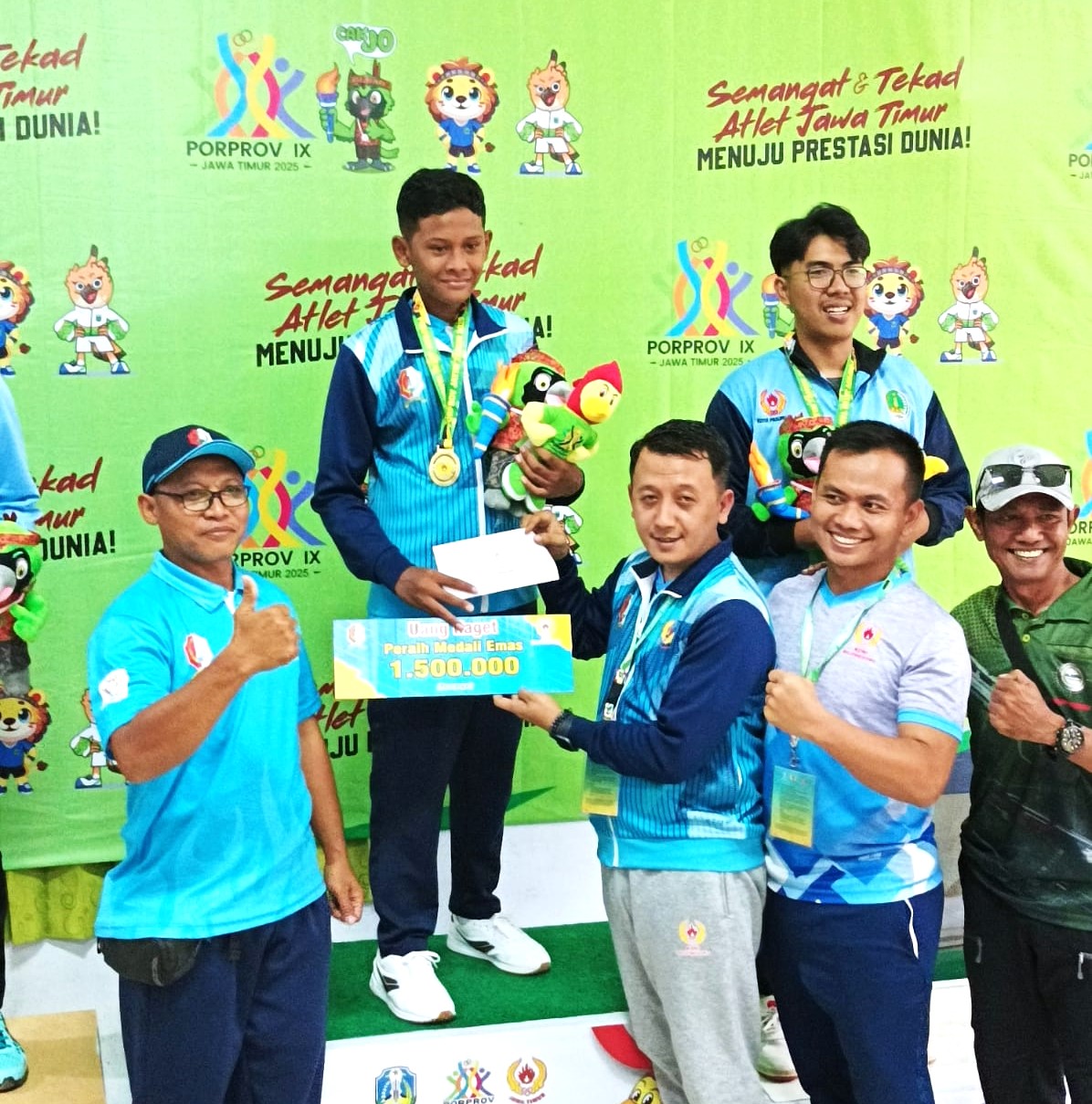 Kadispora Bojonegoro : Perolehan Medali Bagi Kontingen Bojonegoro di Porprov IX Jawa Timur 2025, Lampaui Target