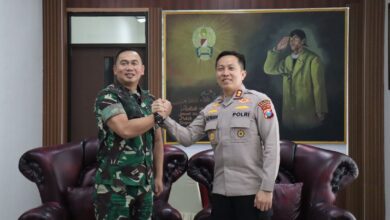 Kapolres Bojonegoro AKBP Afrian Satya Permadi, Laksanakan Silaturahmi ke Dandim 0813 Bojonegoro Letkol Czi Arief Rohman Hakim