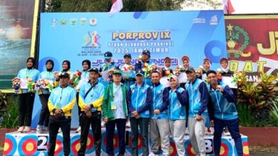 Kontingen Bojonegoro Raih 18 Emas, 20 Perak dan 29 Perunggu, di Porprov IX Jawa Timur 2025