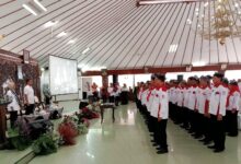 Pembinaan Anggota BPD Se-Kabupaten Bojonegoro Dan Pelantikan Pengurus DPC Abpednas Bojonegoro, Berlangsung Khidmat