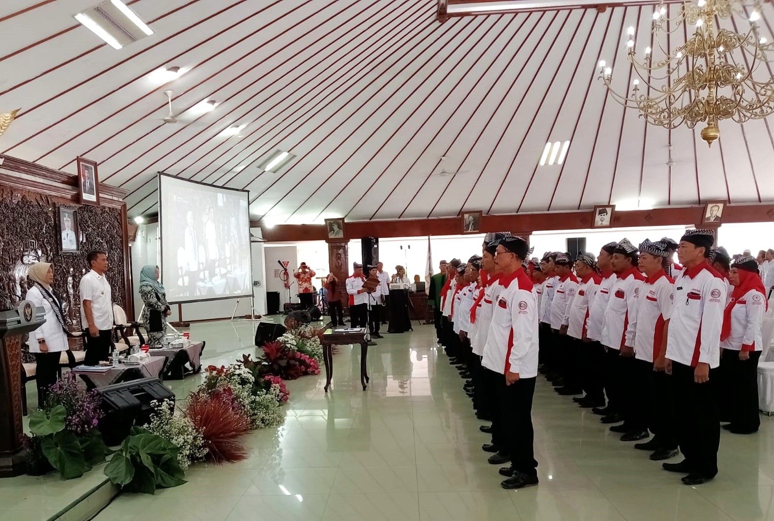 Pembinaan Anggota BPD Se-Kabupaten Bojonegoro Dan Pelantikan Pengurus DPC Abpednas Bojonegoro, Berlangsung Khidmat