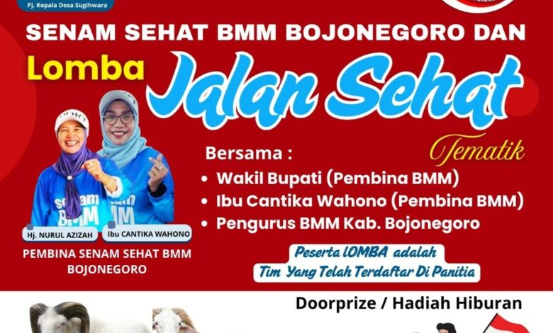 Pemdes Sugihwaras Bakal Menggelar Jalan Sehat Tematik, Senam Sehat BMM Dan Sugihwaras Bersholawat Pemdes Sugihwaras Bakal Menggelar Jalan Sehat Tematik, Senam Sehat BMM Dan Sugihwaras Bersholawat