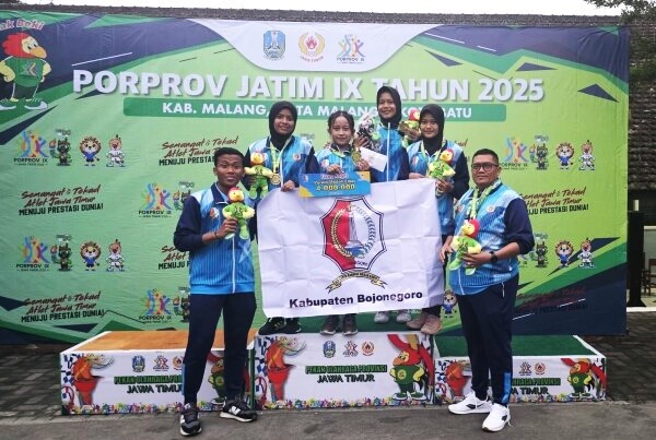 Porprov IX Jawa Timur 2025 Hampir Berakhir, Kontingen Bojonegoro Menambah Perolehan 2 Emas, 1 Perak dan 7 Perunggu Porprov IX Jawa Timur 2025 Hampir Berakhir, Kontingen Bojonegoro Menambah Perolehan 2 Emas, 1 Perak dan 7 Perunggu