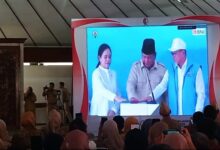 Presiden RI Prabowo Subianto Launching Koperasi Desa Merah Putih, Bupati-Wakil Bupati Bojonegoro, Ikuti Secara Virtual, Di Pendopo Malowopati