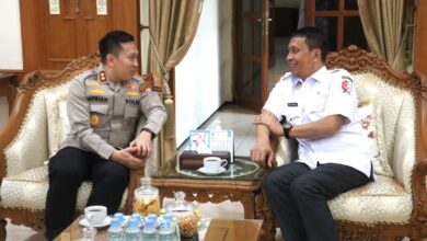 Resmi Jabat Kapolres Bojonegoro, AKBP Afrian Satya Permadi Langsung Bersilaturahmi Ke Bupati Bojonegoro Setyo Wahono