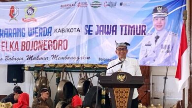 Senyum Bahagia Para Lansia, Rayakan Hari Lanjut Usia Nasional Se-Jawa Timur 2025, di Bojonegoro