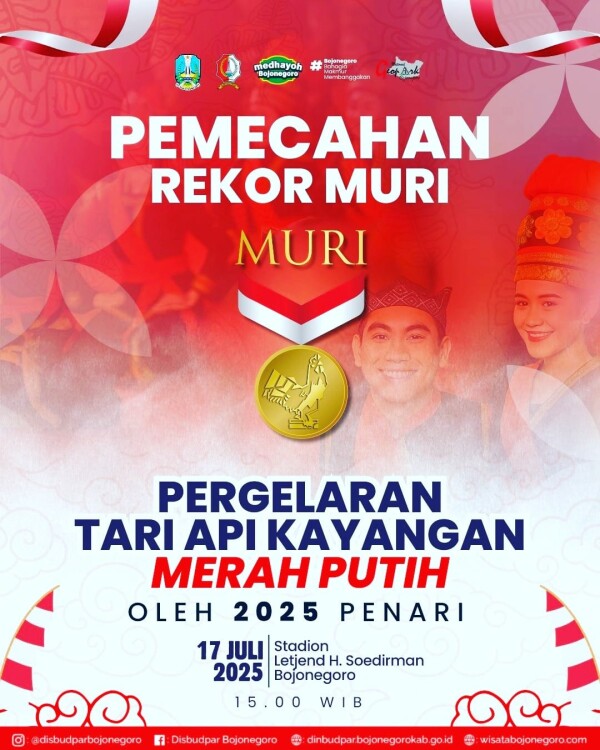 Spektakuler, Sebanyak 2.025 Penari Kayangan Api Merah Putih, Bakal Pecahkan Rekor Muri, di Peringatan Hari Koperasi Ke-78