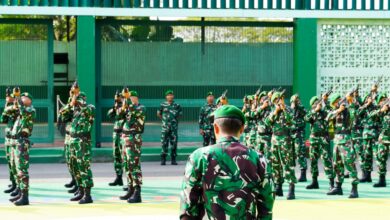 Tim Waslakgiat Kodiklat TNI Angkatan Darat Meninjau Pelaksanaan Permildas di Kodim 0813 Bojonegoro