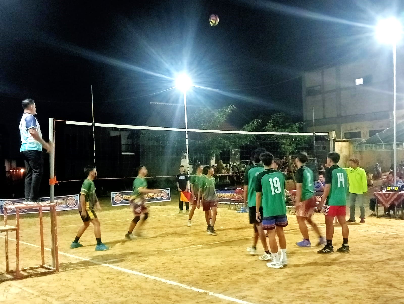 Turnamen Bola Voli Spon Karang Taruna Cup 01, Desa Ngampel, Kapas, Resmi Dibuka