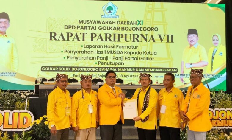 Ahmad Supriyanto Terpilih Sebagai Ketua DPD Partai Golkar Bojonegoro Periode 2025-2030 Ahmad Supriyanto Terpilih Sebagai Ketua DPD Partai Golkar Bojonegoro Periode 2025-2030