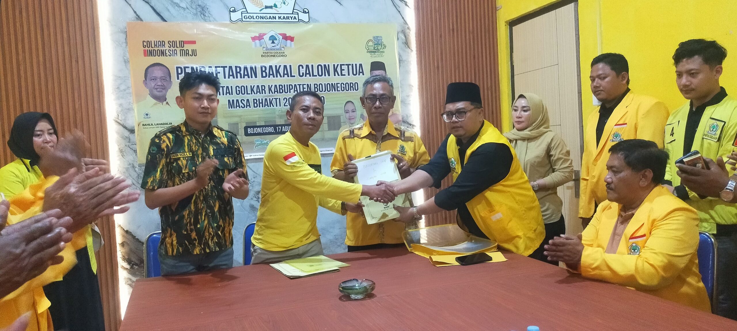 Ahmad Supriyanto Calon Tunggal Ketua DPD Partai Golkar Bojonegoro