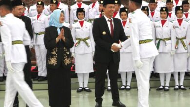 Bupati Bojonegoro Setyo Wahono Kukuhkan Paskibraka, Siap Kibarkan Merah Putih di HUT Kemerdekaan RI Ke-80, di Bojonegoro