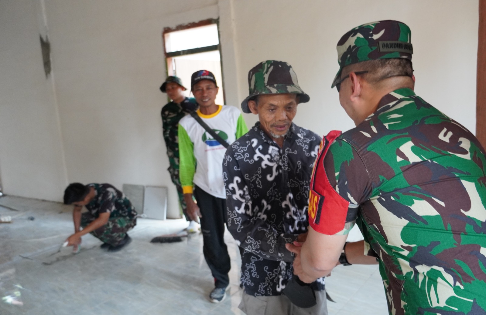 Dansatgas TMMD Ke-125 Bojonegoro Laksanakan Pengecekan Sasaran Pembangunan Rumah Tinggal Layak Huni