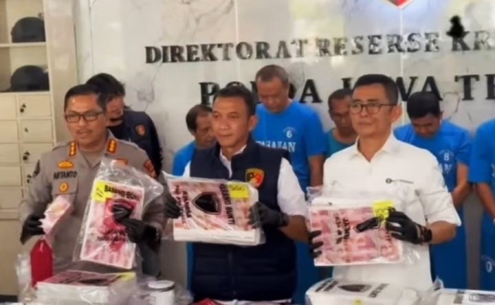 Direskrimum Polda Jateng Berhasil Menggulung Komplotan Pembuat dan Pemasok Uang Palsu