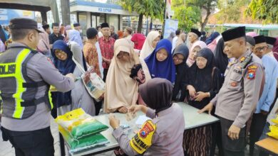 Gerakan Pangan Murah Digelar Polsek Bojonegoro Kota Gandeng PDPM dan Kokam Bojonegoro