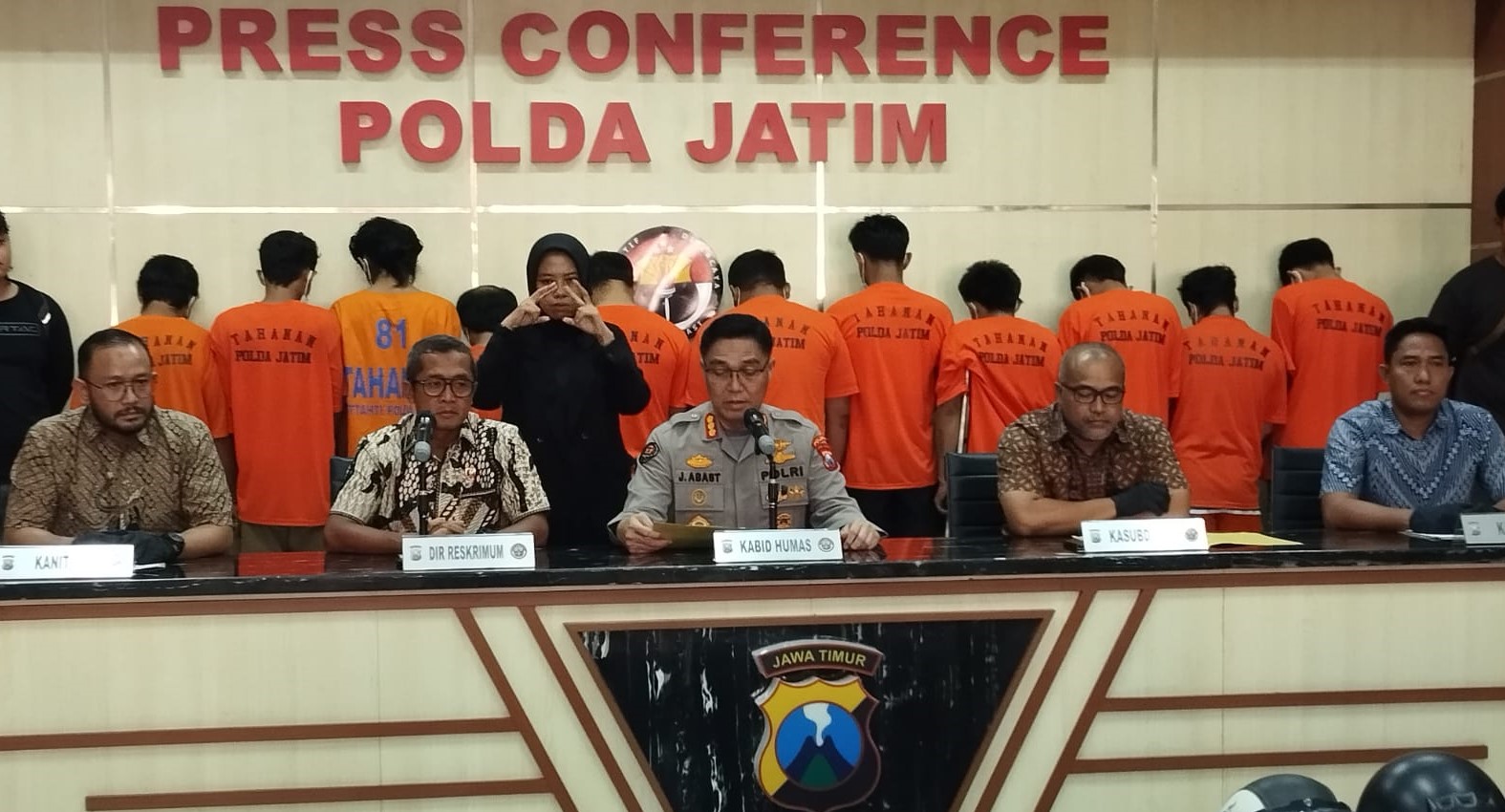 Subdit Jatanras Ditreskrimum Polda Jatim Ringkus Kompolotan Curanmor, di Jaringan 4 Kabupaten