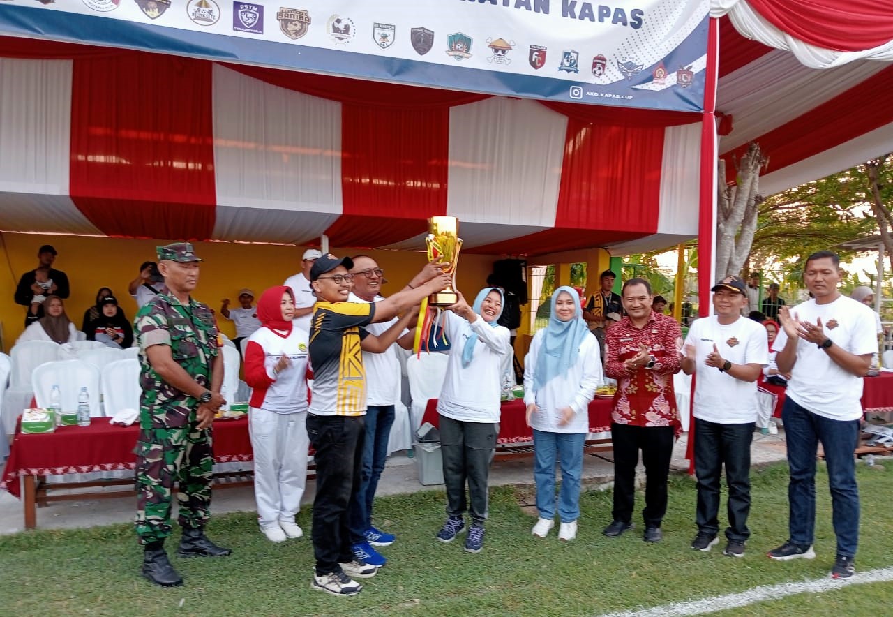 Kompetisi Sepakbola AKD Cup 2025 Kecamatan Kapas, Bojonegoro, Resmi Dibuka dan Dimulai