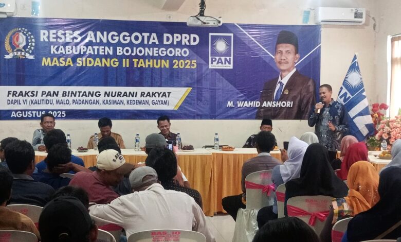 Reses Anggota DPRD Bojonegoro M. Wahid Ansori di RS Muhammadiyah Kalitidu, Dihadiri Ketua DPD PAN Bojonegoro H. Lasuri Reses Anggota DPRD Bojonegoro M. Wahid Ansori di RS Muhammadiyah Kalitidu, Dihadiri Ketua DPD PAN Bojonegoro H. Lasuri