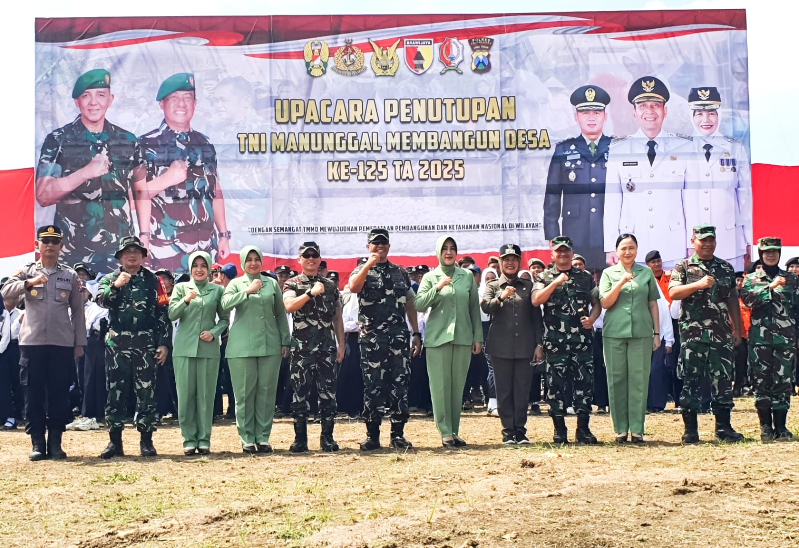 Resmi Berakhir, TMMD 125 Bojonegoro Yang Berlangsung, Di Desa Soko, Temayang
