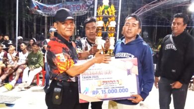 Tim Dewa Erlang Sumberjokidul Juarai Turnamen Panemon Cup-1, Turnamen Meriah dan Tetap Kondusif