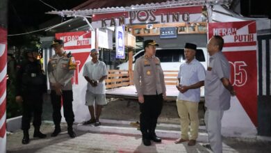 Aparat Gabungan TNI-Polri di Bojonegoro, Gelar Patroli Skala Besar dan Sambangi Pos Kamling