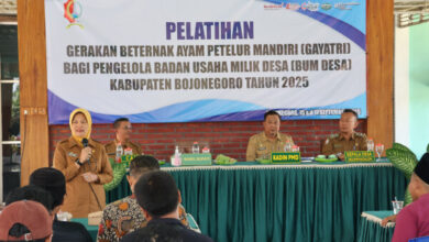 Dorong Penguatan Program Gayatri, 58 Peserta Pengelola BUM Desa Ikuti Pelatihan, di Balai Desa Ngumpakdalem, Dander