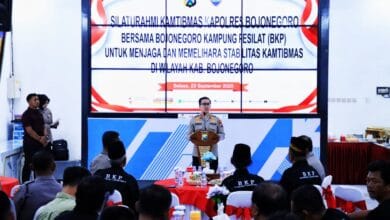 Kapolres Bojonegoro AKBP Afrian Satya Permadi Jalin Silaturahmi Kamtibmas Dengan Bojonegoro Kampung Pesilat