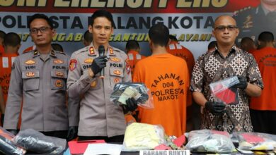Polresta Malang Tetapkan 17 orang Tersangka Perusakan dan Pembakaran Pos Polisi Saat Unjuk Rasa Rusuh