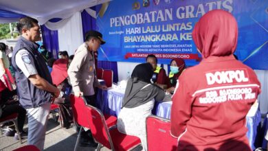Satlantas Bojonegoro Gelar Pasar Murah dan Donor Darah Sambut Hari Lalu Lintas Bhayangkara Ke-70 Tahun 2025
