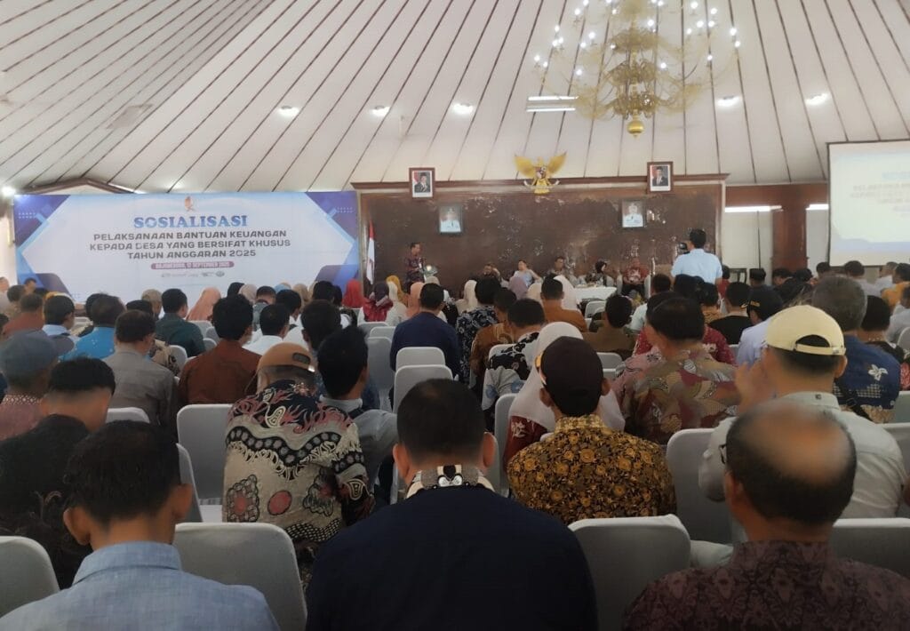 Sosialisasi 336 Desa Calon Penerima BKK Desa 2025, Terapkan Prinsip Transparansi dan Akuntabilitas Pelaksanaanya