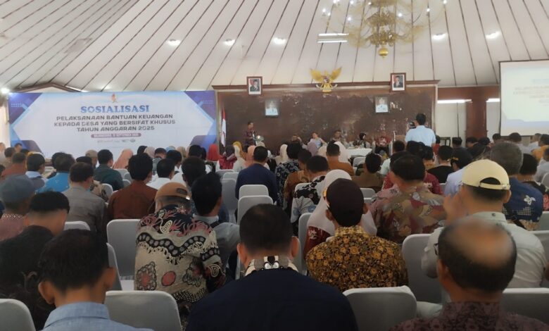 Sosialisasi 336 Desa Calon Penerima BKK Desa 2025, Terapkan Prinsip Transparansi dan Akuntabilitas Pelaksanaanya Sosialisasi 336 Desa Calon Penerima BKK Desa 2025, Terapkan Prinsip Transparansi dan Akuntabilitas Pelaksanaanya