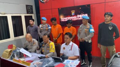 Polresta Yogyakarta Ungkap Kasus Pelemparan Molotov di Sejumlah Pos Polisi